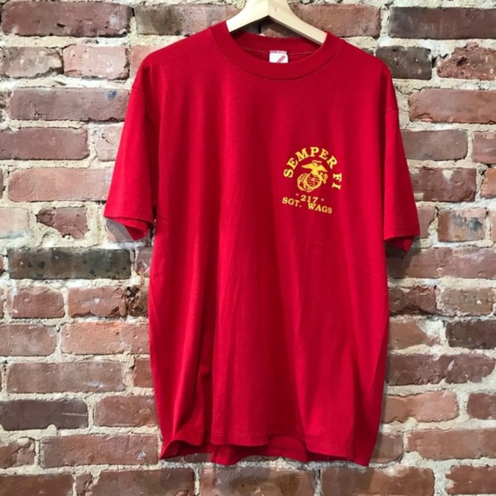 Marines Cookie's Tavern Single Stitch Tee South Philly Size XL Semper Fi
